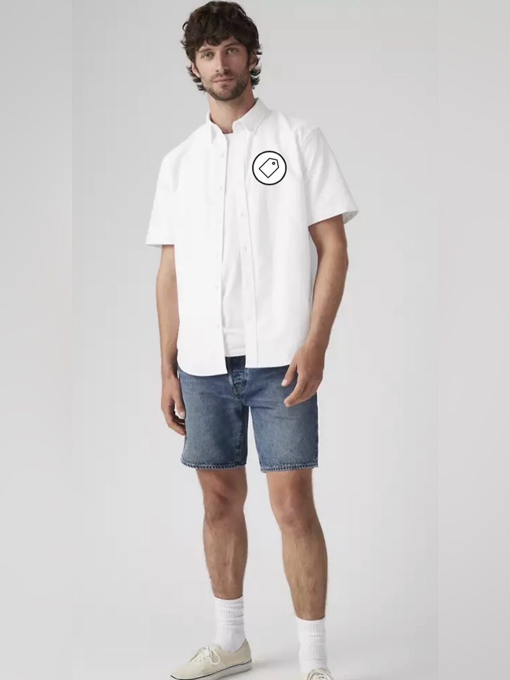 Levi’s men’s  501 ‘93 navy shorts